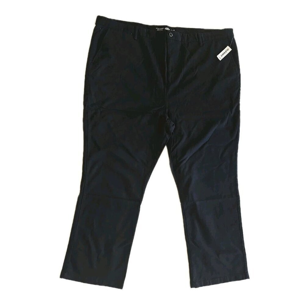 Old Navy Mens Ultimate Straight Fit Chino Pants Black 4XL 48x30